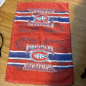 NHL Red and White Towel
